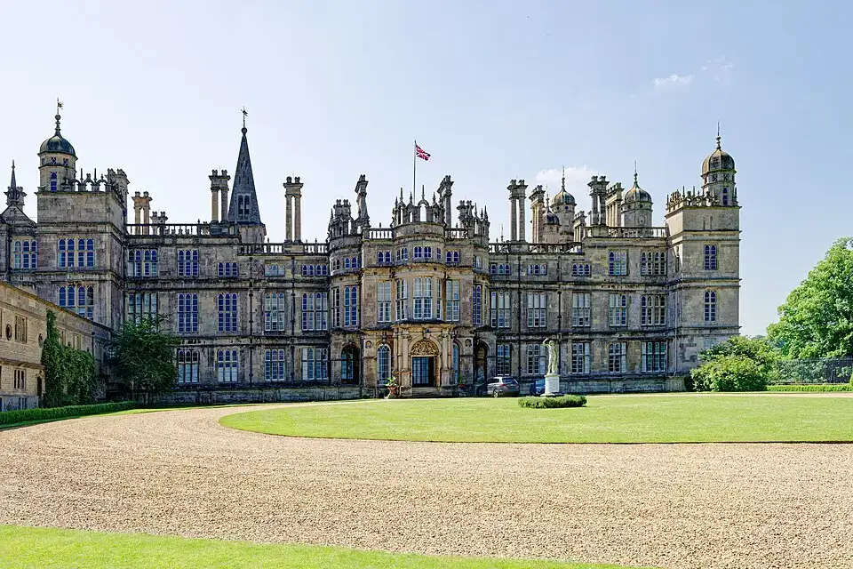 1127501 Burghley House, exterior, northern side Barnack 20240519 0051