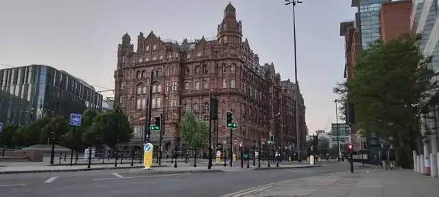 exterior of the Midland Hotel, Manchester, UK