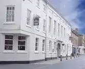 Exterior of The George Hotel, 14 Bird St, Lichfield, Staffordshire, England