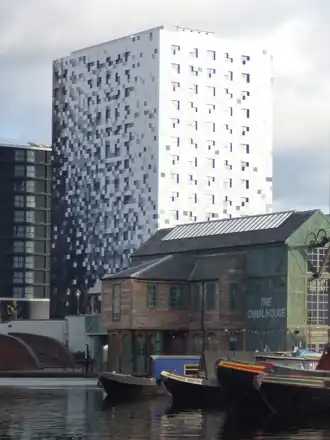 Contemporary hotel building