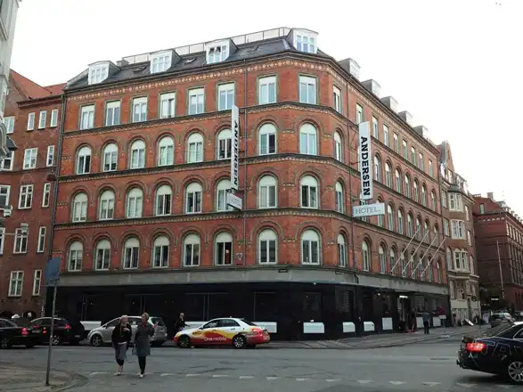 Andersen Boutique Hotel exterior in an archive photograph
