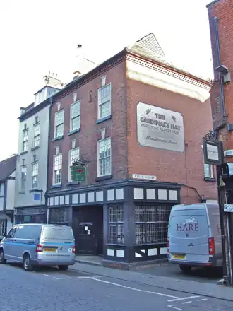 Historical building photograph: The Cardinal's Hat, Worcester. Not a room photograph