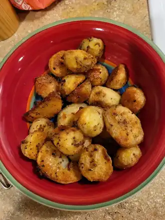 Food type: Potatoes — illustrative food photograph, not a named venue product