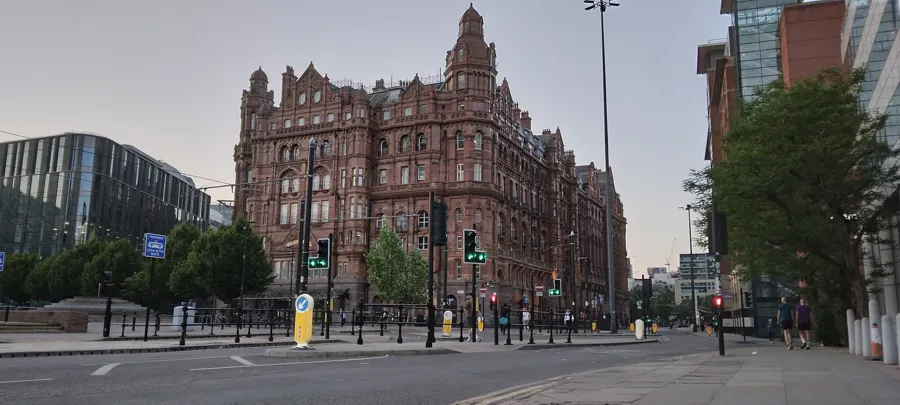 exterior of the Midland Hotel, Manchester, UK