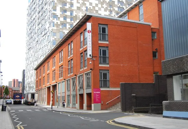 AC Hotel Birmingham building at the Mailbox under its former Ramada name